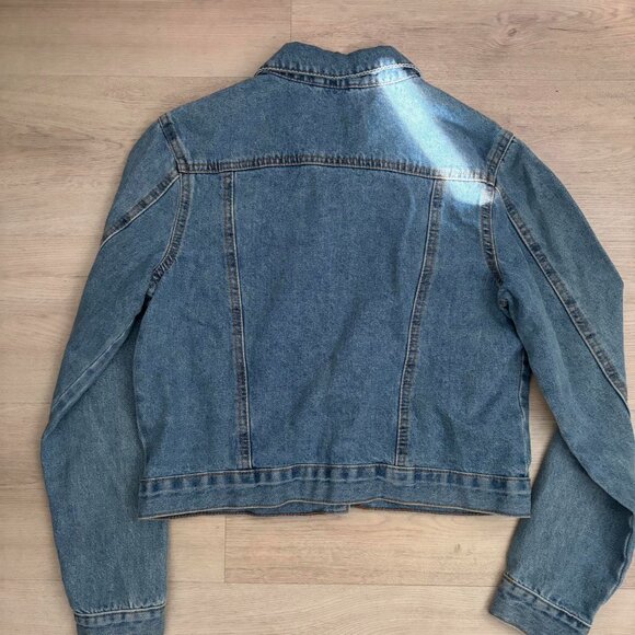 Women's Blue Jacket  Distressed - Picture 1 of 4